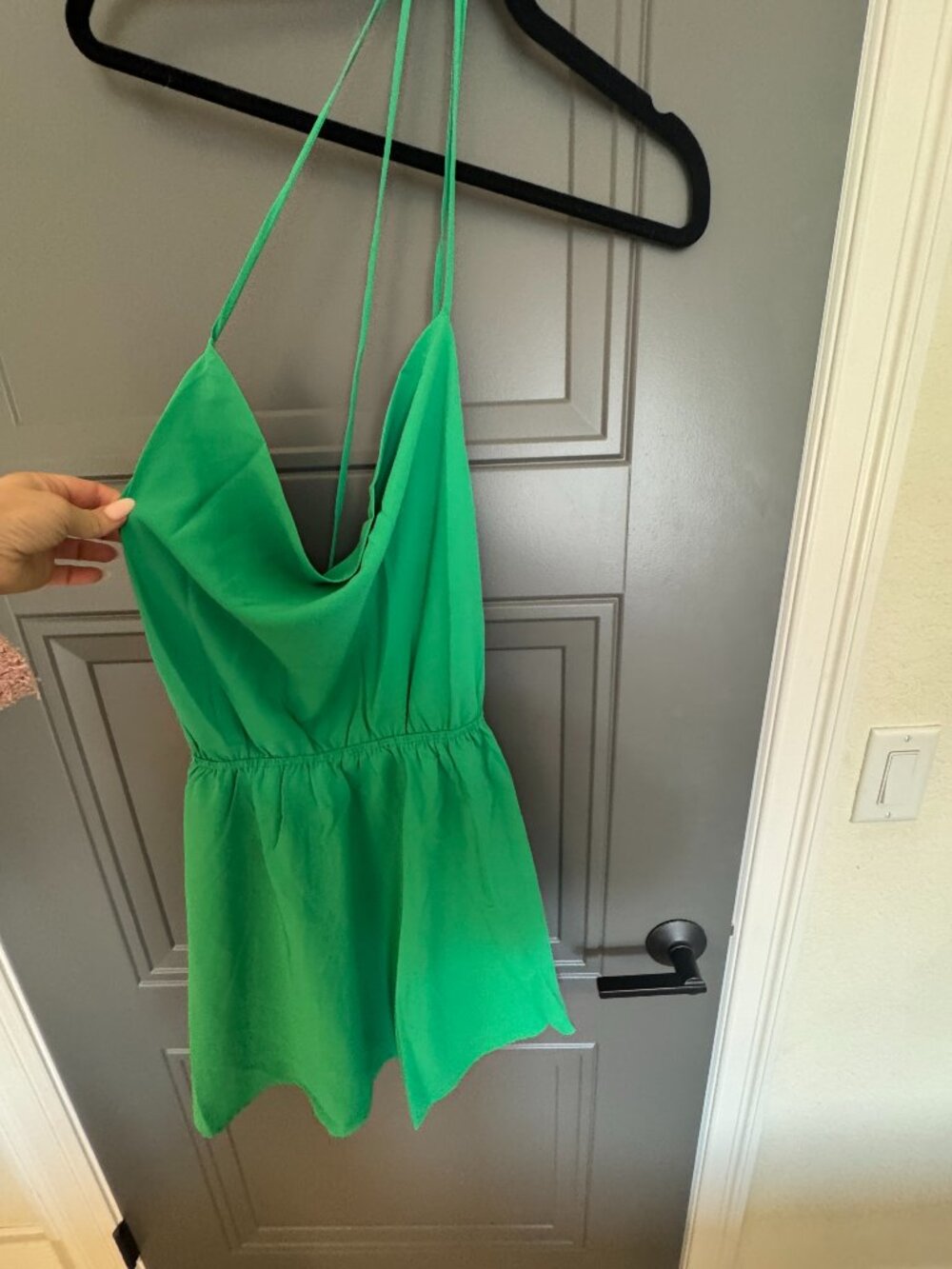 NWT Green Backless Dress (Size S)